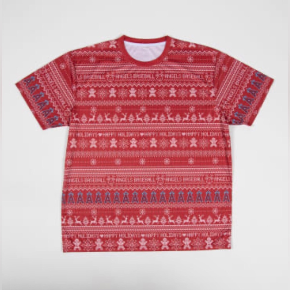 Los Angeles Angels – Ugly‎ Sweater T-Shirt Size XL
